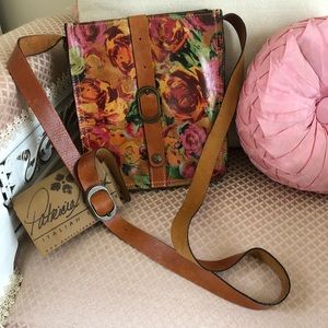 Patricia Nash Italian leather crossbody bag purse